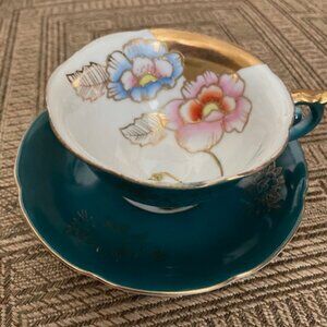 Trimont China-Teacup and saucer set-Hand painted